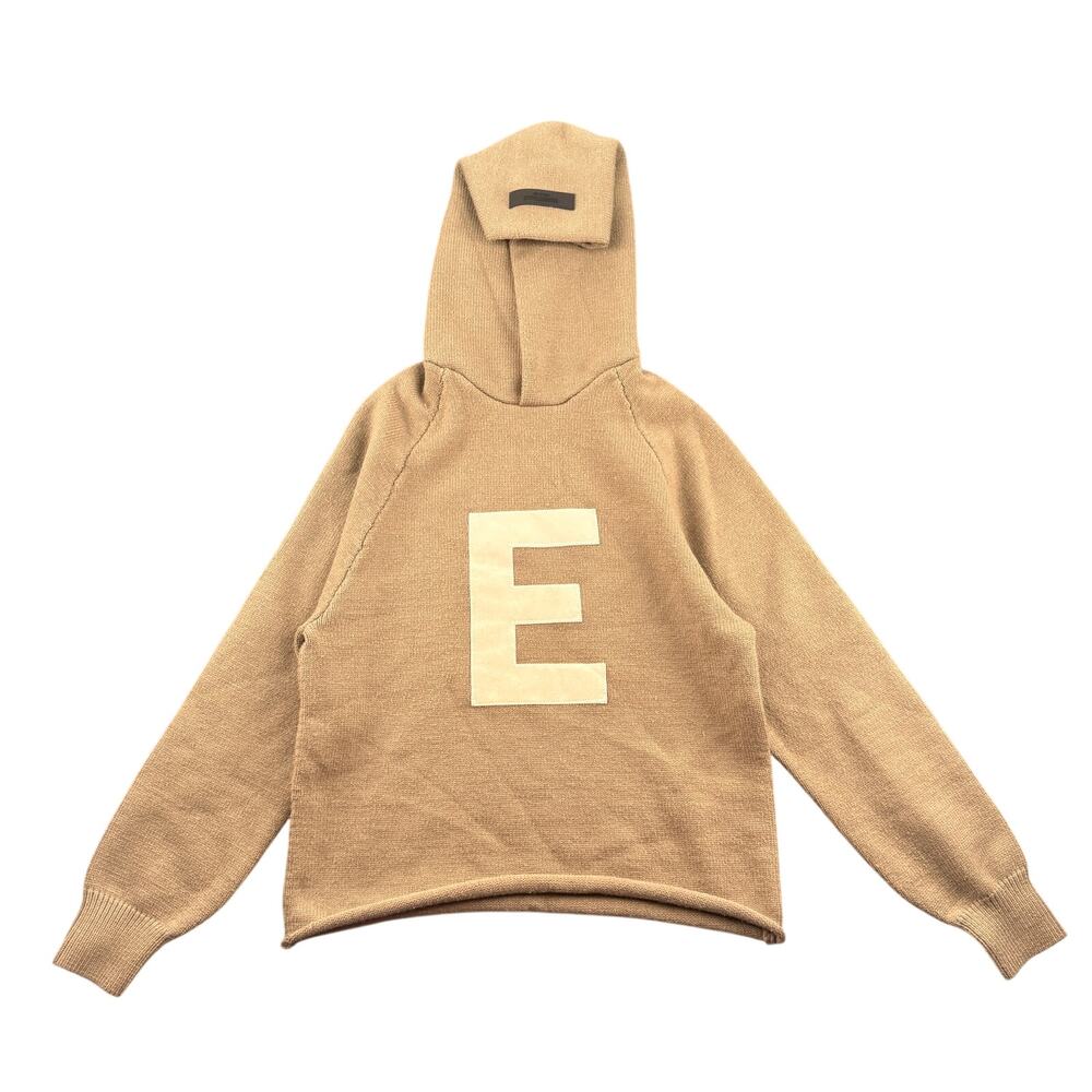 Fear of God Essentials Kids Big E Knit Hoodie Youth 6/7 Streetwear